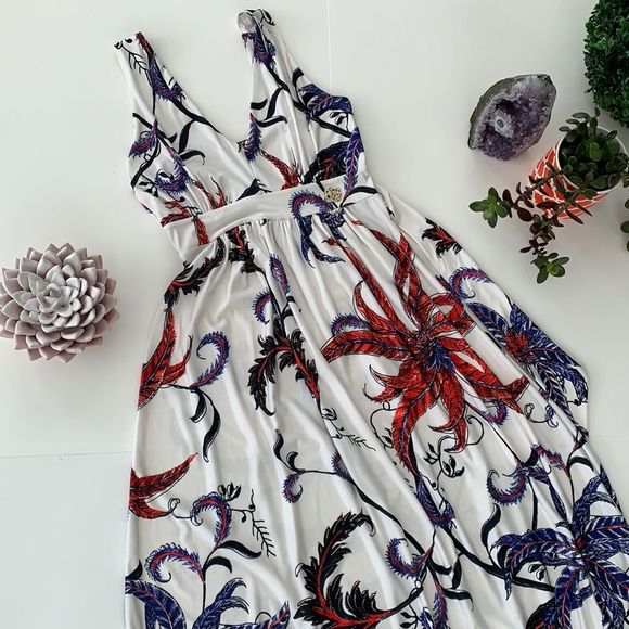 🌷🌷🌷 Roberto Cavalli summer maxi dress size S - Picture 2 of 12